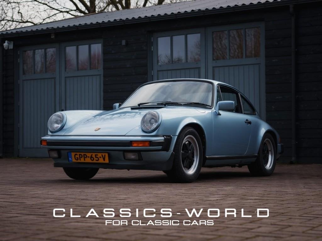 Porsche 911 3.0 SC - Coupe Hell blue Metallic, Auto's, 1140 kg, Gebruikt, Bedrijf, Handgeschakeld