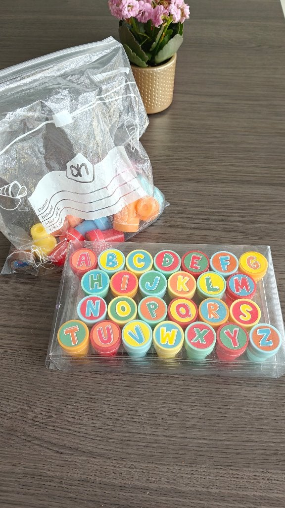 Setje stempels gebruikt, Hobby en Vrije tijd, Stempelen, Ophalen, Gebruikt, Overige typen