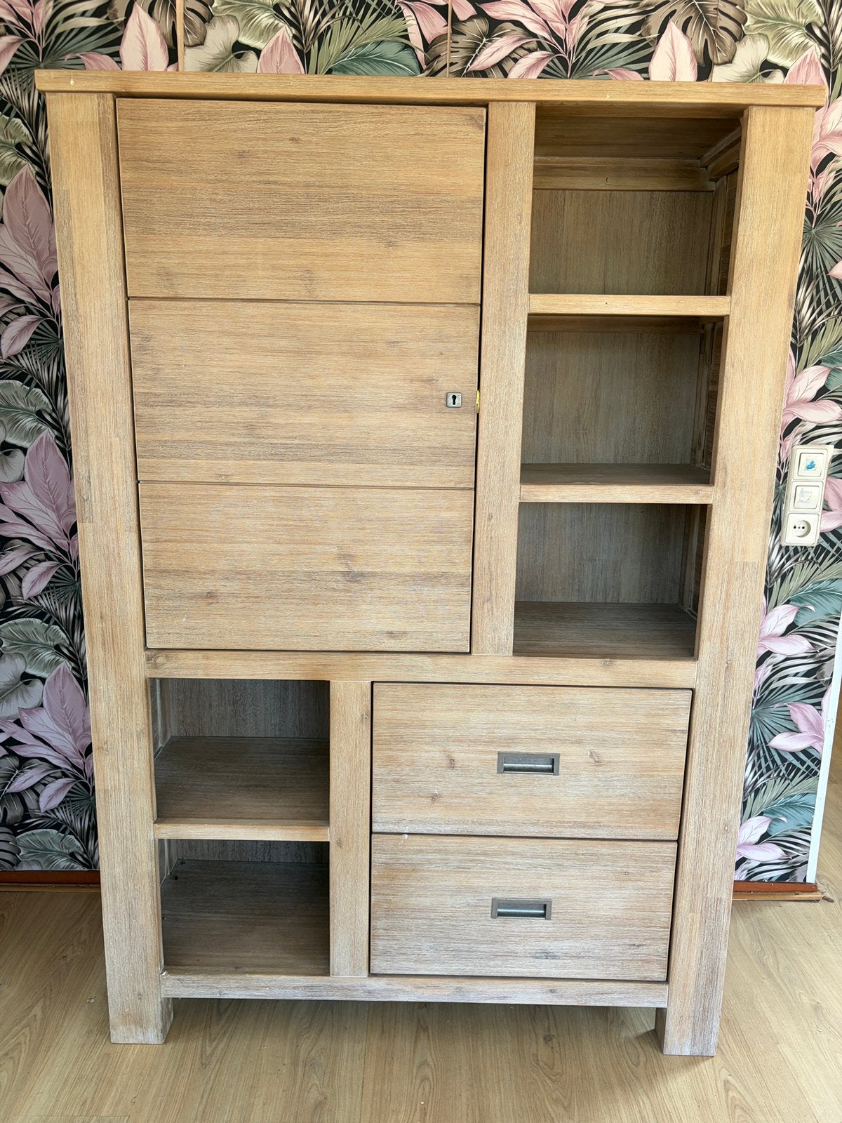 Complete huiskamerset zonder stoelen, Ophalen, Zo goed als nieuw, 150 tot 200 cm, Overige houtsoorten
