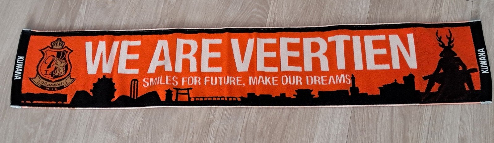 Sjaal Veertien, Verzamelen, Sportartikelen en Voetbal, Ophalen of Verzenden, Zo goed als nieuw, Ajax, Vaantje of Sjaal