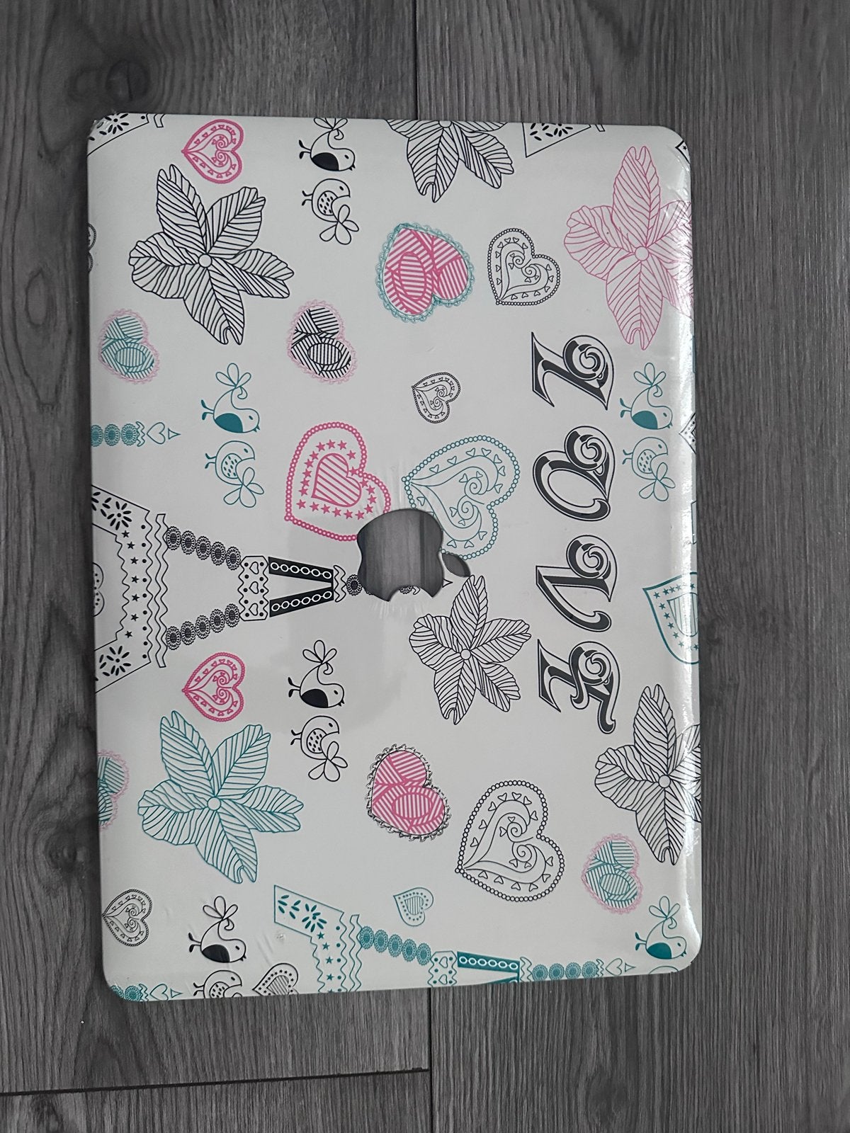 Laptoptas/hoes met bloemen en hartjes - 13 inch, Computers en Software, Laptophoezen, Ophalen of Verzenden, 13 inch, Gebruikt