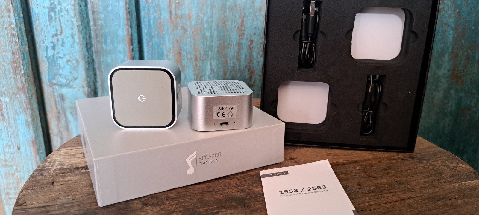 Nieuwe Speaker The Square - Draagbare Bluetooth Speakerset, Overige merken, Bluetooth, Nieuw, Ophalen of Verzenden