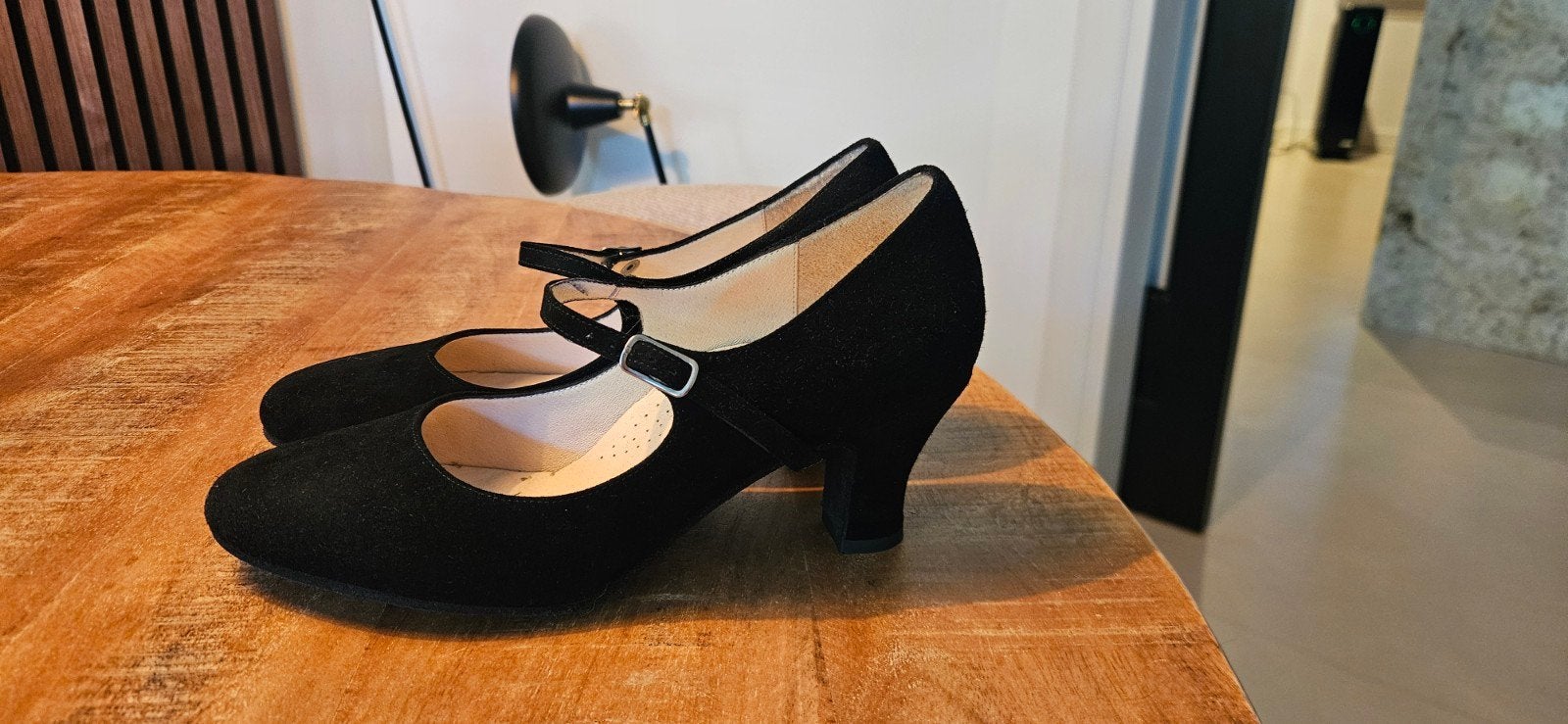 Werner Kern Dansschoenen Maat 6 - Zwart, Zwart, Dansschoenen, Ophalen of Verzenden, Gedragen