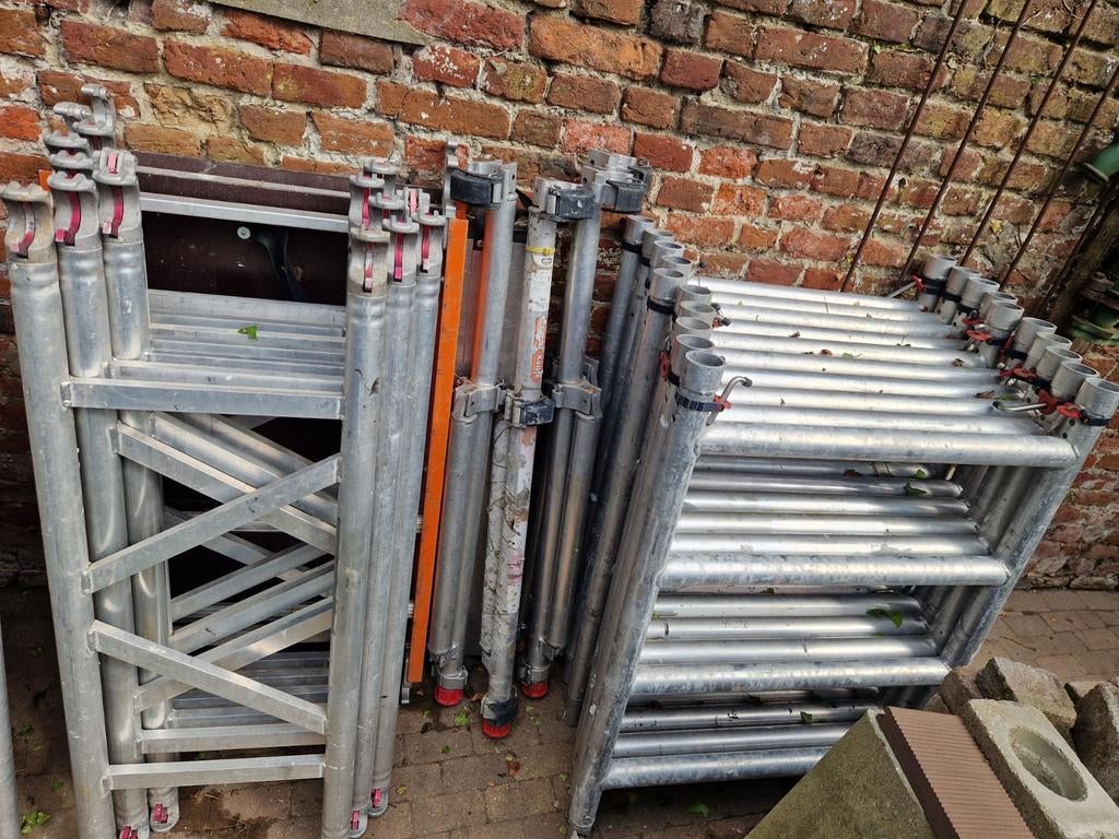 Gebruikte Mitower rolsteiger - 6,20m werkhoogte, Ophalen of Verzenden, Gebruikt, Rolsteiger of Kamersteiger, 5 meter of hoger