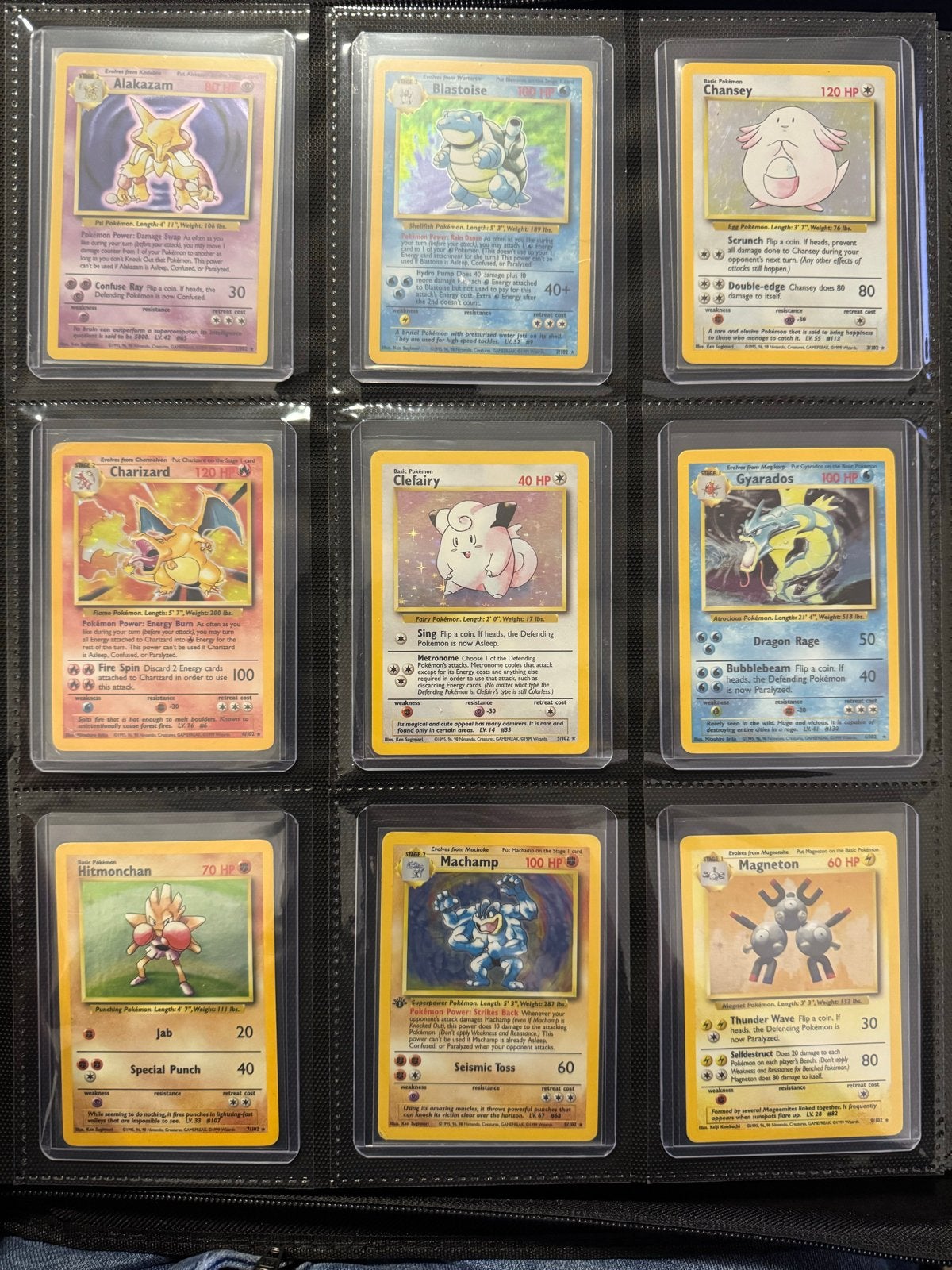 Pokemon wotc - volledige base set unlimited, Ophalen of Verzenden, Gebruikt, Meerdere kaarten, Foil