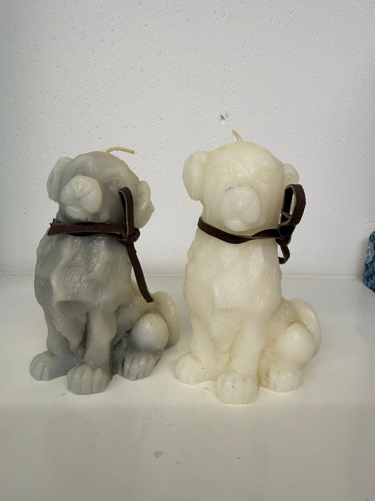 2 Labrador kaarsen., Ophalen of Verzenden, Zo goed als nieuw, Dier