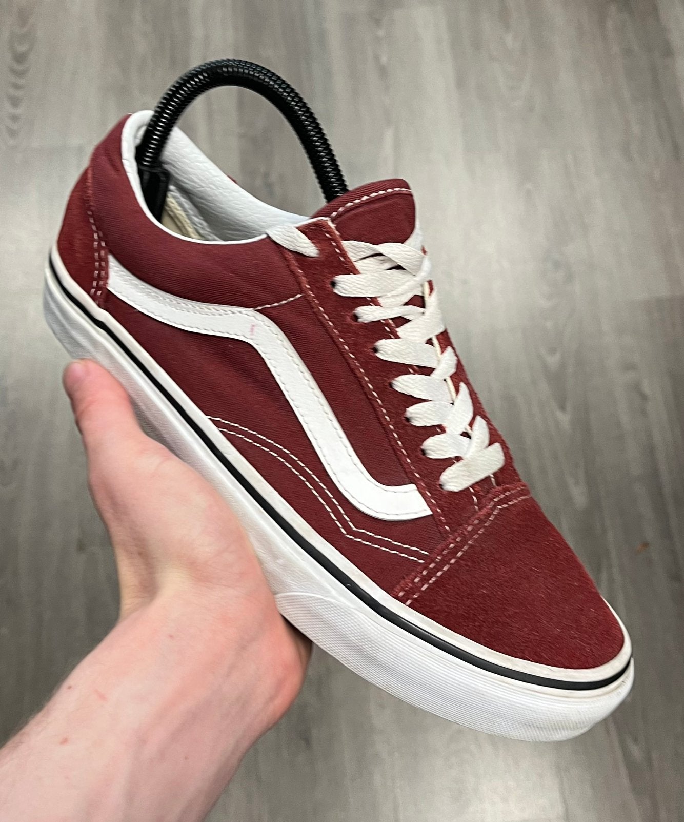Vans suede lederen sneakers wijnrood - Maat 39, Ophalen of Verzenden, Rood, Sneakers of Gympen, Zo goed als nieuw