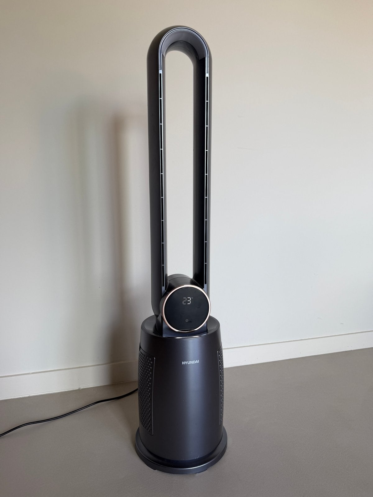 Hyundai Bladeless Fan + Pro - Stijlvolle Torenventilator, Ophalen, Ventilator met afstandsbediening, Gebruikt, Torenventilator