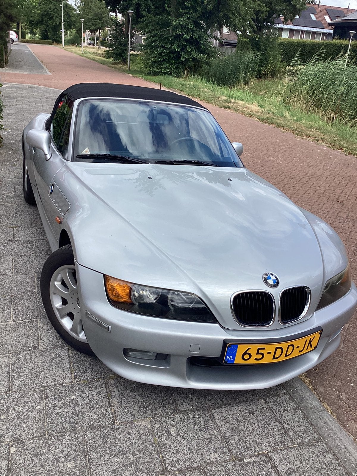 BMW Z3 2.0 Roadster 1999 Grijs, Auto's, Achterwielaandrijving, Cabriolet, 1200 kg, Handgeschakeld