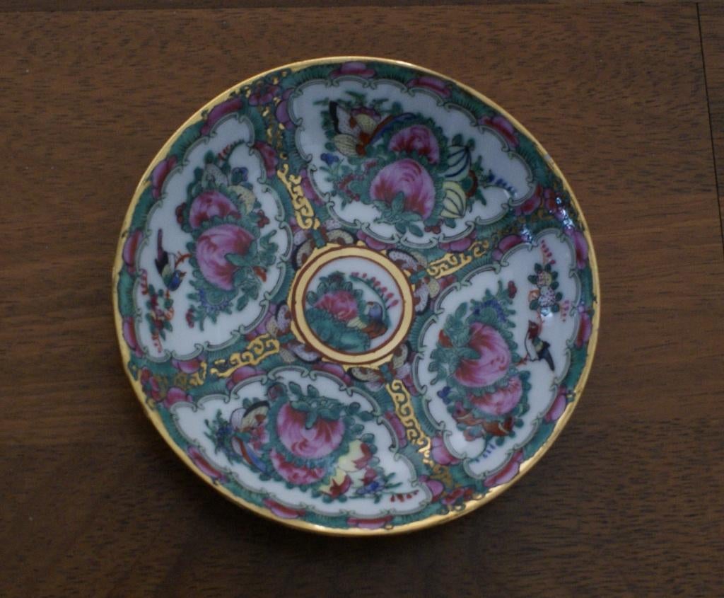 Chinees Canton bordje. Doorsnede 14 cm., Ophalen of Verzenden