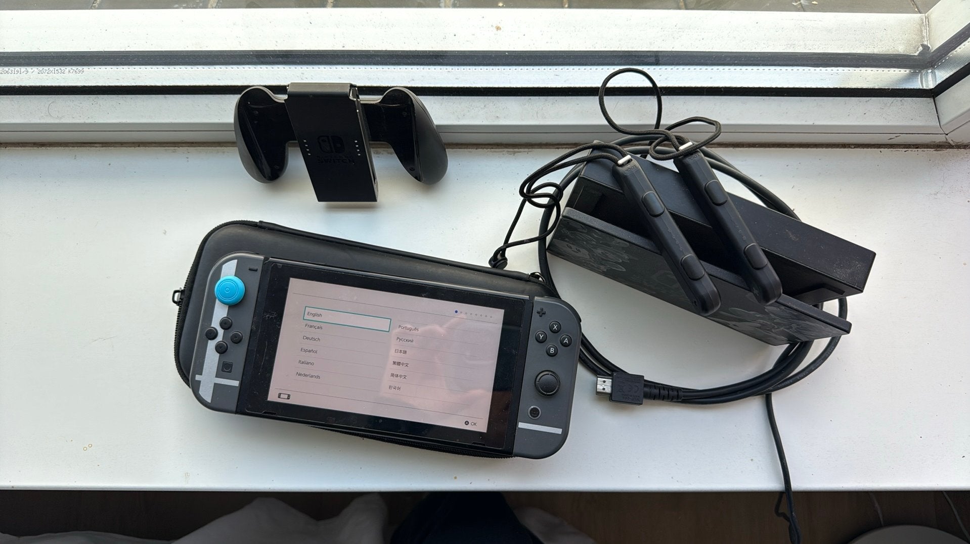 Nintendo switch inc ring sport spel, etui en oplaaddock, Met games, Ophalen of Verzenden, Zo goed als nieuw, Switch Original