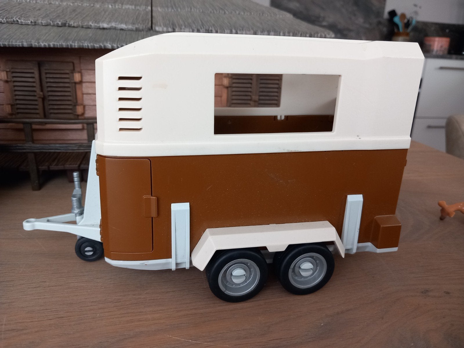 Schleich paardentrailer, Ophalen of Verzenden, Zo goed als nieuw, Jongen of Meisje
