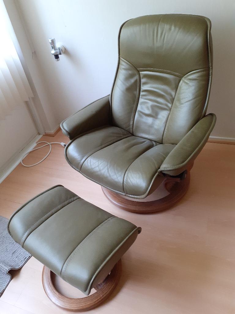 Ekornes Relaxfauteuil, Huis en Inrichting, Stoelen, Ophalen, Relax-draaifauteuil, Overige kleuren, Zo goed als nieuw