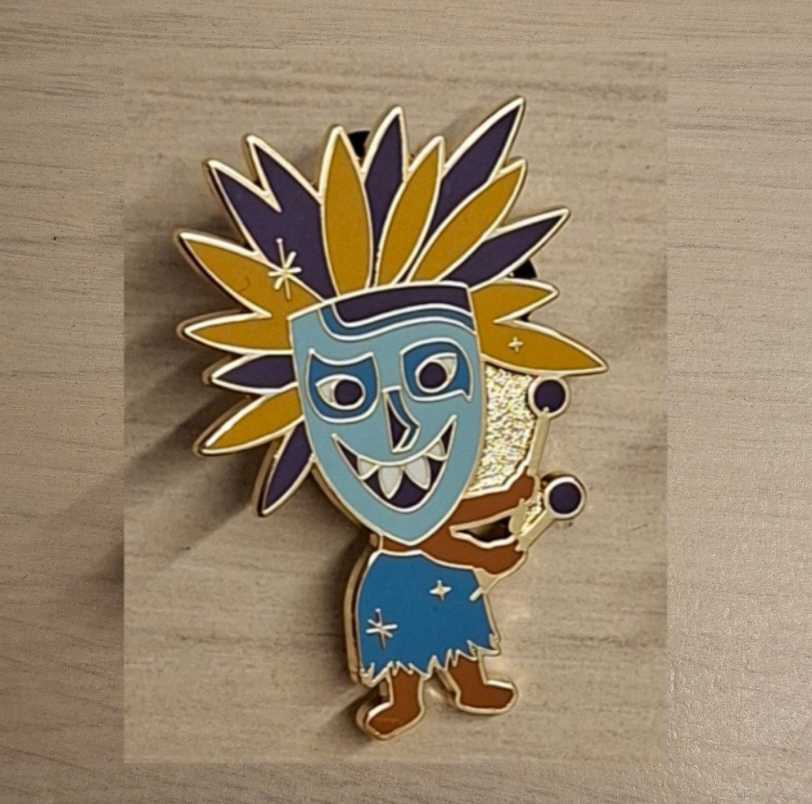 Polynesian Boy It's a Small World Pin - Walt Disney World, Ophalen of Verzenden, Zo goed als nieuw, Speldje of Pin