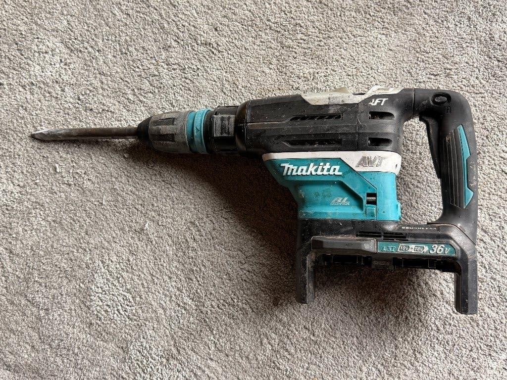Makita DHR400 36V SDS-Max Combihamer + Koffer, 600 watt of meer, Boor- en/of Breekhamer, Ophalen of Verzenden, Zo goed als nieuw