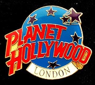 Planet Hollywood broche- London, Verzamelen, Verzenden, Nieuw, Transport, Speldje of Pin