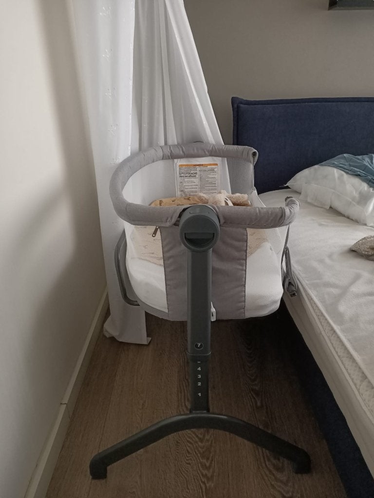 Co-sleeper + matras + hoezen, Ophalen of Verzenden, Zo goed als nieuw, Minder dan 140 cm, Matras
