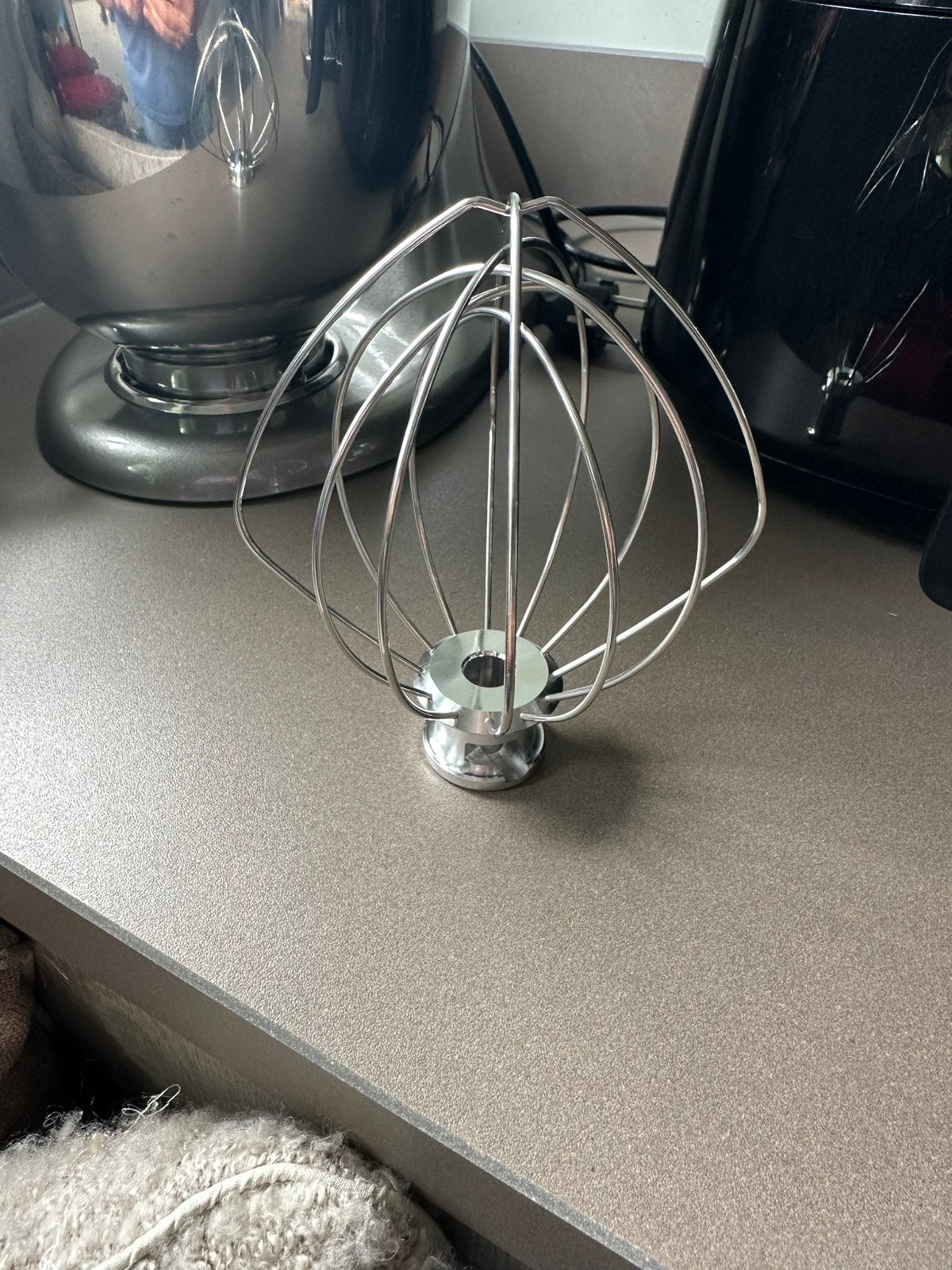 Draadgarde voor Kitchenaid keukenmixer, Ophalen of Verzenden, Nieuw, Zilver