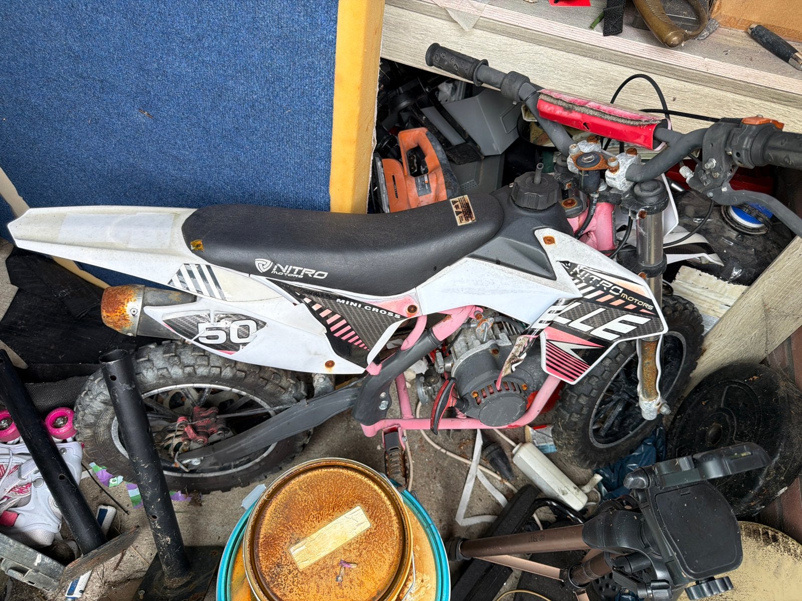 Onderdelen 49cc Nitro Mini Crossmotor, Ophalen, Gebruikt, Overige typen