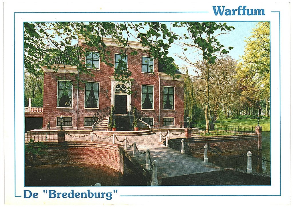 805094 Warffum Groningen De Bredenburg Gelopen met postzegel, Ophalen of Verzenden, 1980 tot heden, Gelopen, Groningen