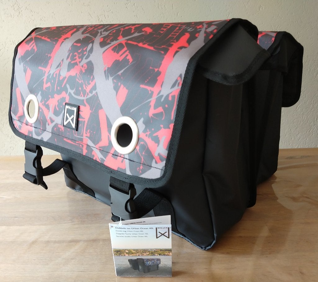 Willex 13895 dubbele fietstas Fire MIK & Racktime inhoud 40L, Ophalen of Verzenden, Nieuw, Willex