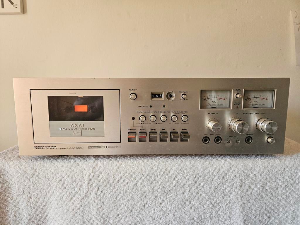 Akai Casettedeck GXC-740D, Ophalen of Verzenden, Enkel, Akai