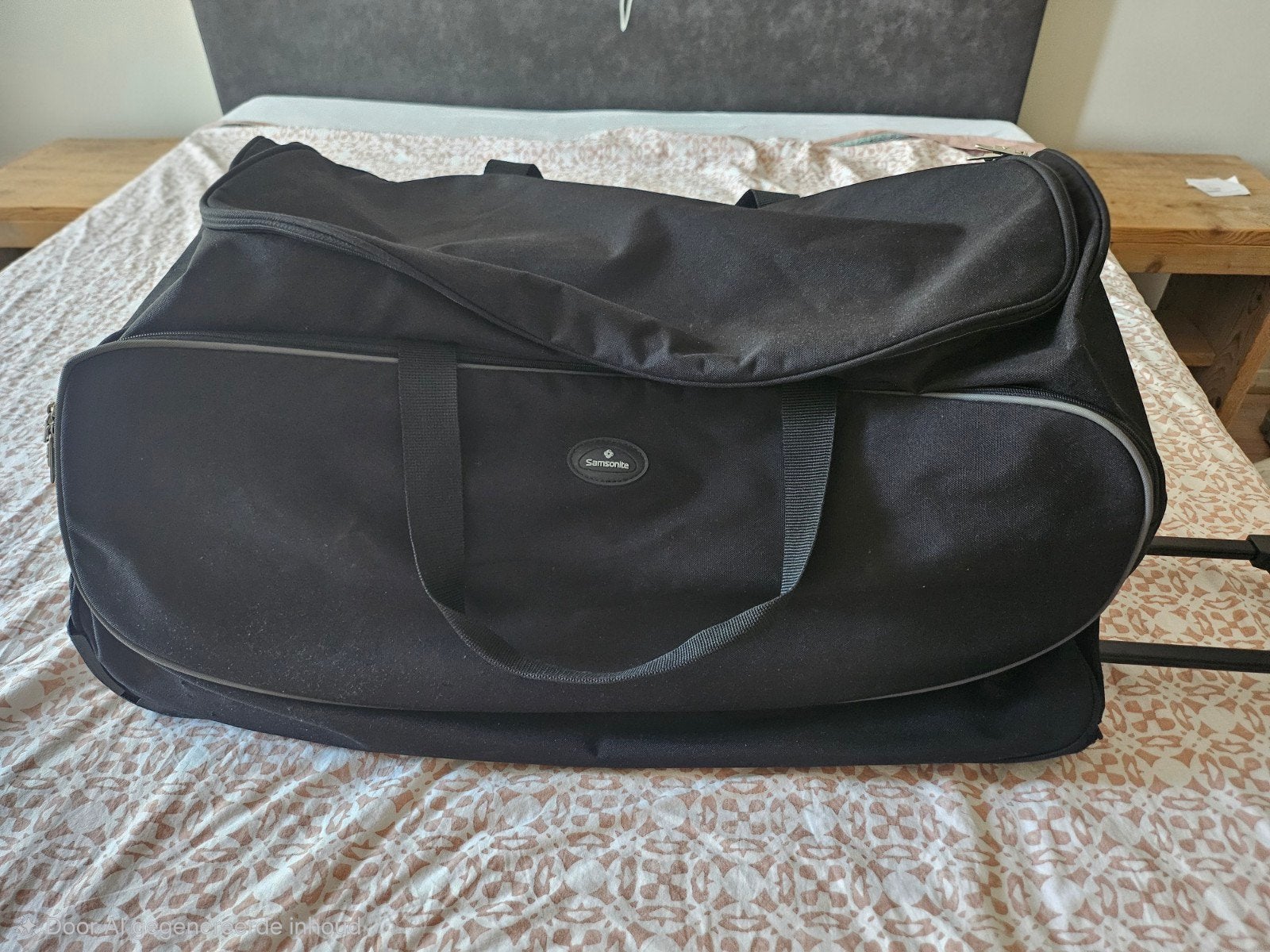 Weekend tas op wieltjes Samsonite, Ophalen of Verzenden, Zo goed als nieuw, Hard kunststof, Wieltjes