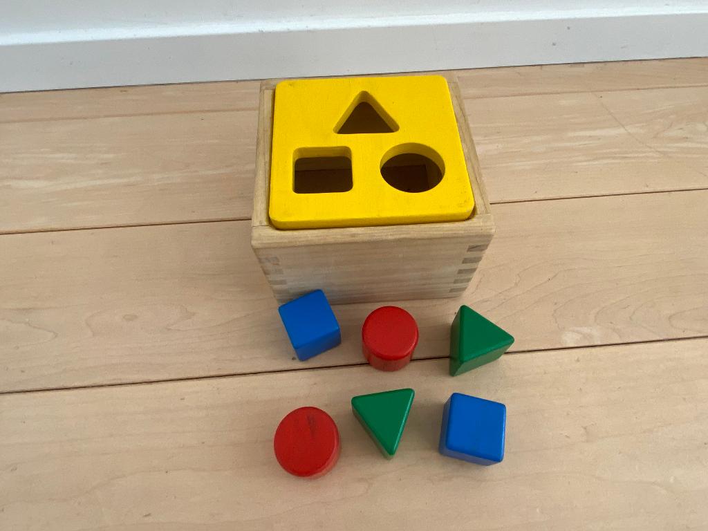 Plan Toys vormenstoof, Kinderen en Baby's, Speelgoed | Houten speelgoed, Ophalen of Verzenden, Gebruikt