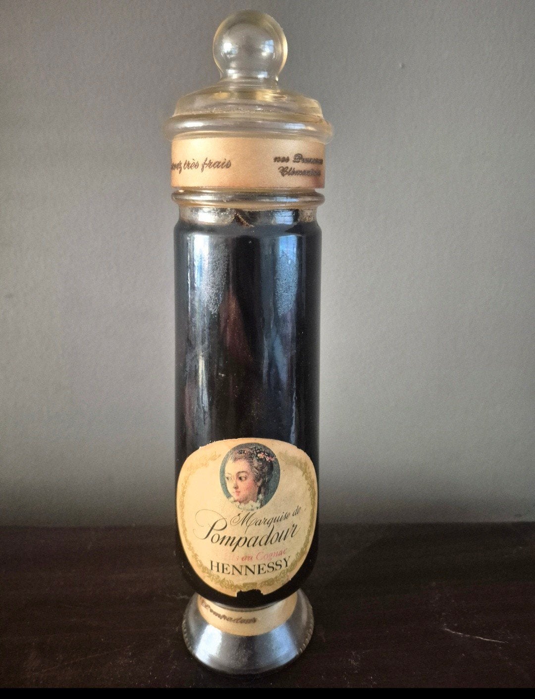Zeldzame Hennessy Marquise de Pompadour Cognac Fles, Ophalen of Verzenden