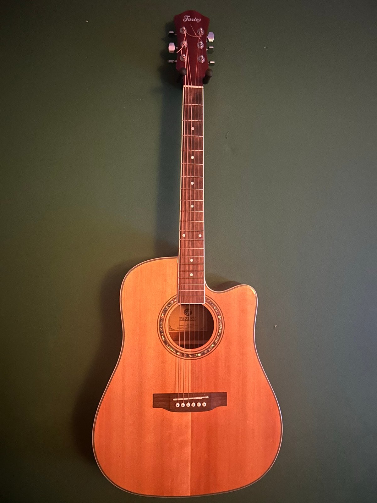 Fazley FE118CN Westerngitaar met element, Ophalen, Zo goed als nieuw, Western- of Steelstringgitaar, Met (piezo-)element