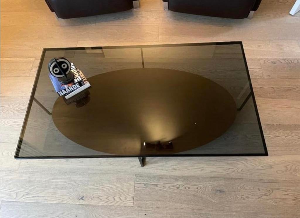 Salontafel van Bibi, 100 tot 150 cm, Glas, Minder dan 50 cm, Rechthoekig