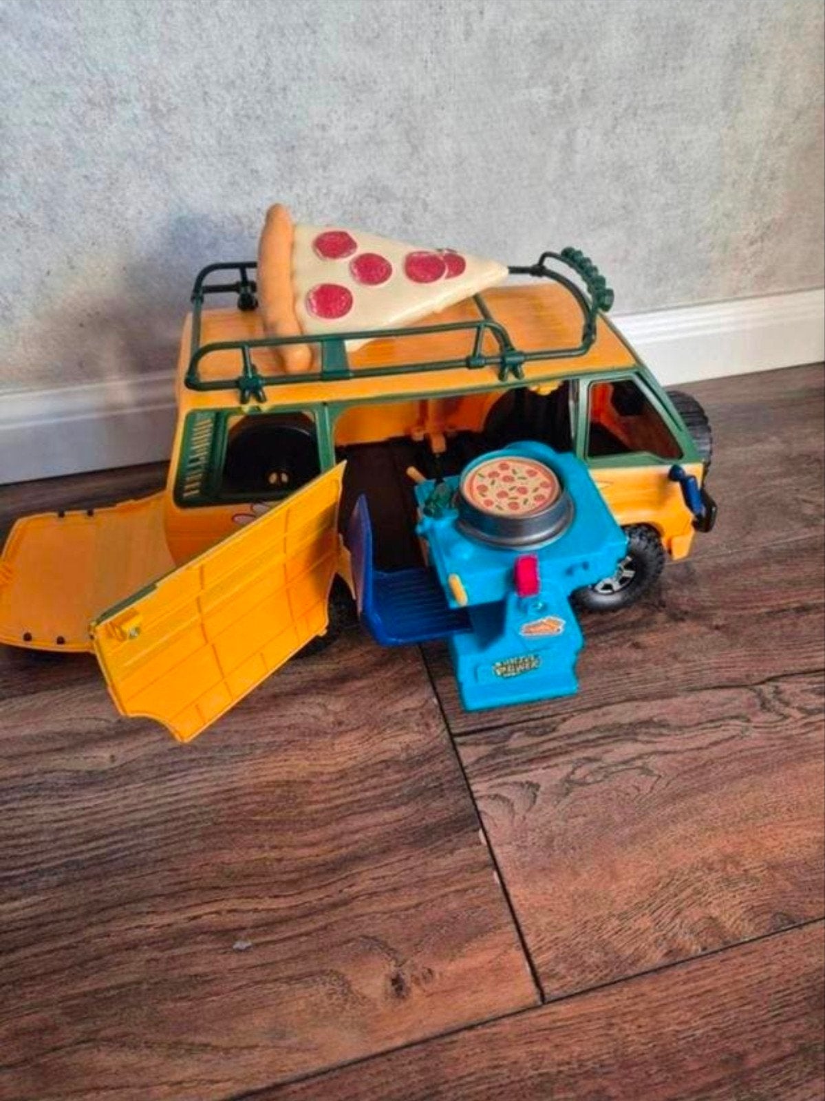 Ninja Turtle Bus met Schietschijf van Pizza, Ophalen of Verzenden, Gebruikt