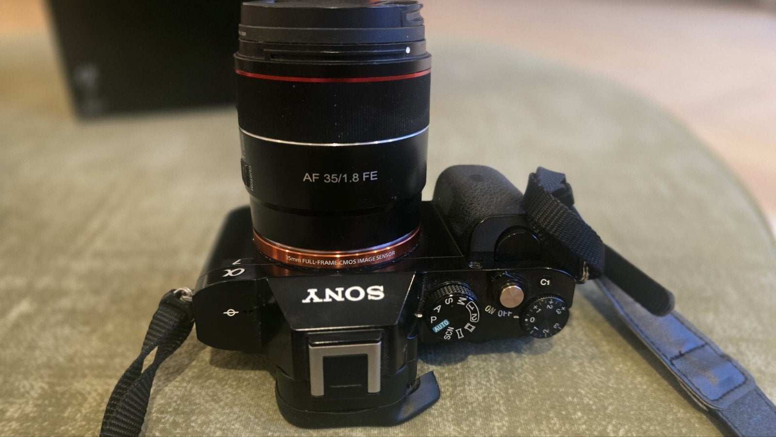 Sony alpha7 fullframe camera met F1.8 35mm lens, Ophalen, Zo goed als nieuw, Sony, Geen optische zoom