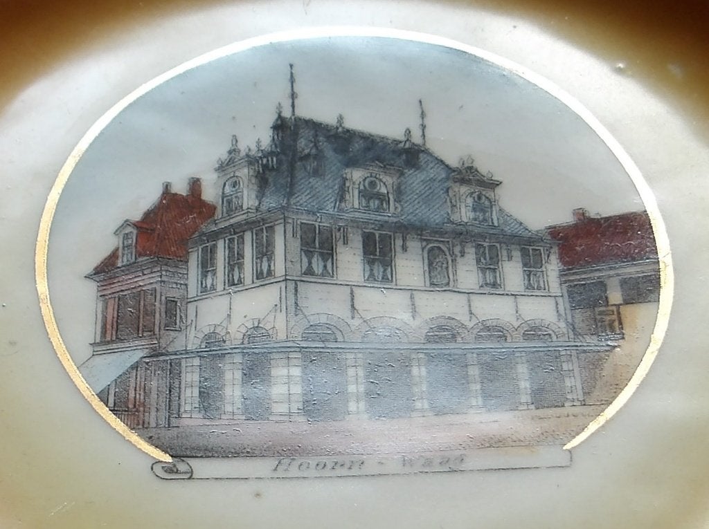 Hoorn Waag bord keramiek antiek, Antiek en Kunst, Ophalen of Verzenden