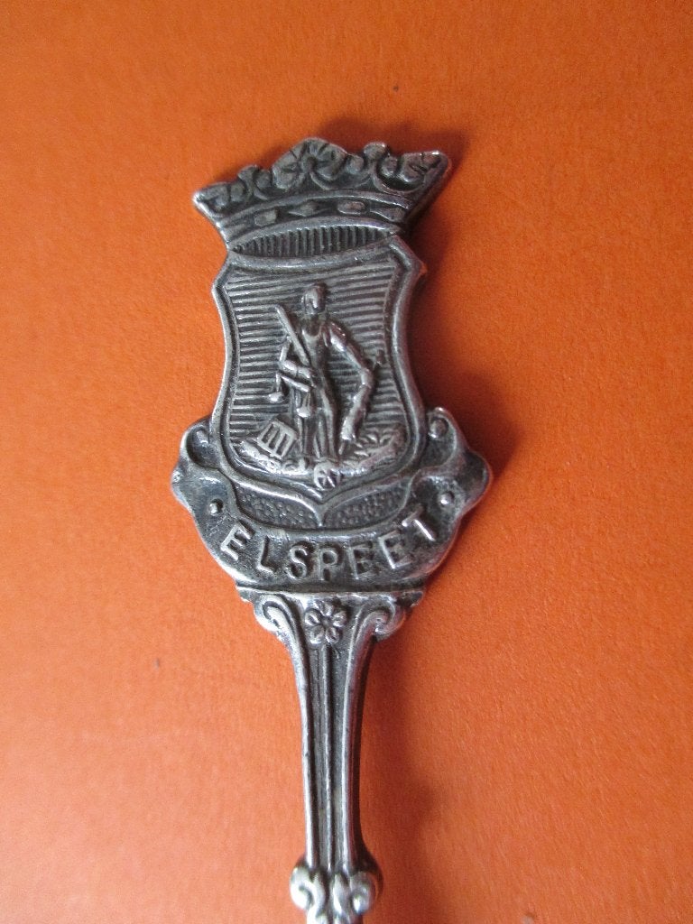 Lepeltje gemeentewapen Elspeet, Verzenden, Zo goed als nieuw