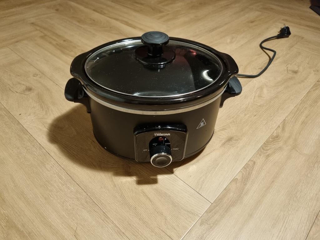 Slowcooker met keramische binnenpan, Tristar, Witgoed en Apparatuur, Slowcookers, Ophalen of Verzenden, Zo goed als nieuw