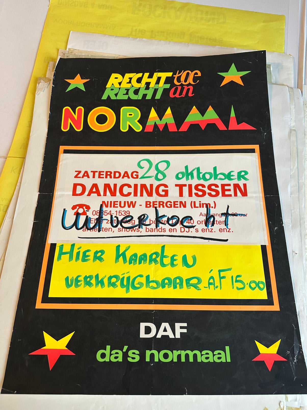 Normaal Poster 14/14, Ophalen of Verzenden, Overige typen