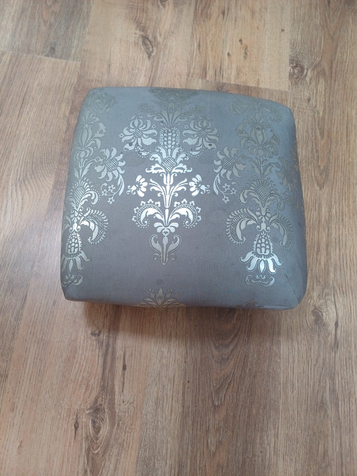 Decoratieve poef met barokprint, Minder dan 50 cm, Vierkant, Minder dan 50 cm, Ophalen of Verzenden