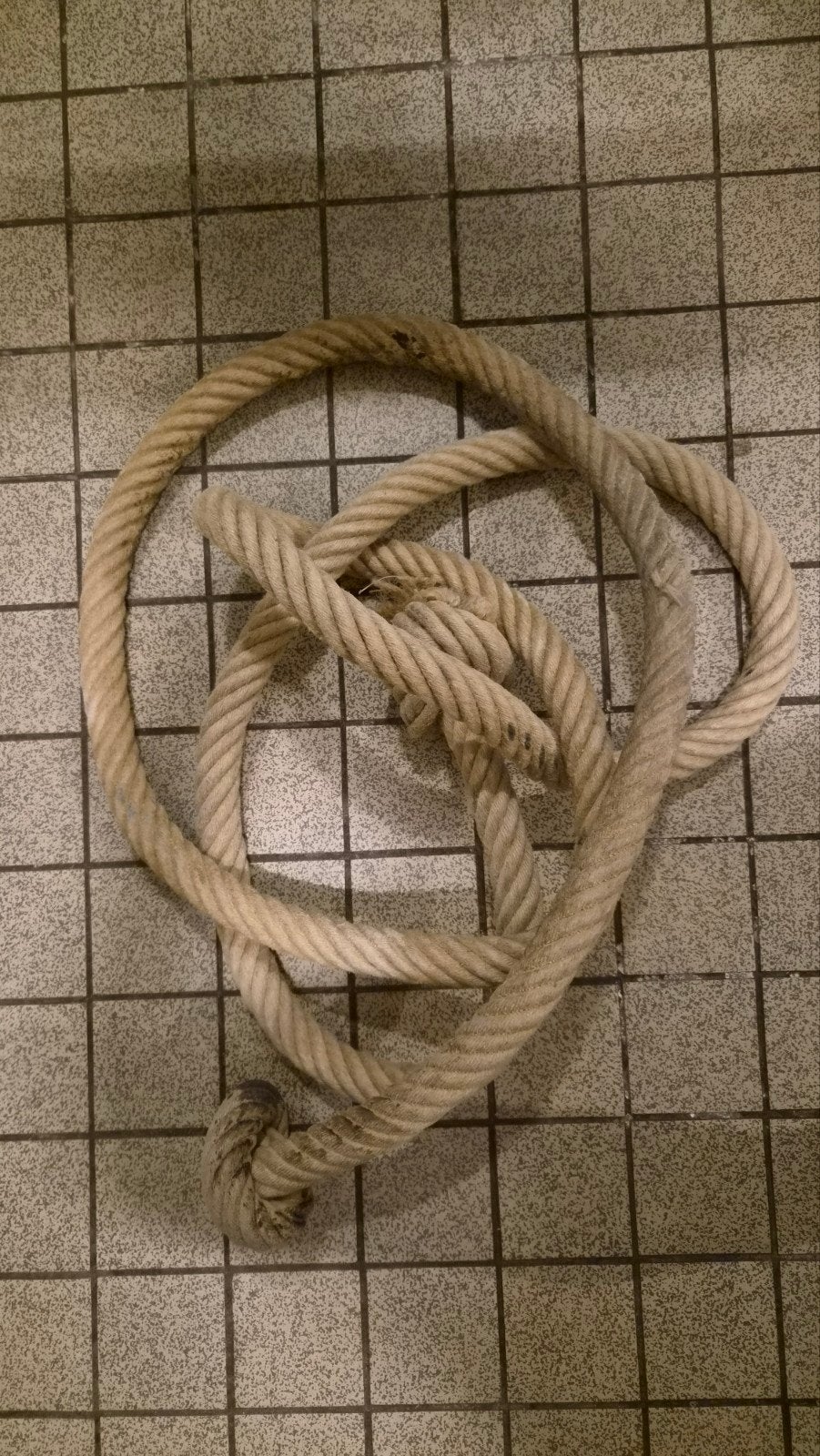 oud klimtouw uit gymzaal 220cm, Ophalen of Verzenden