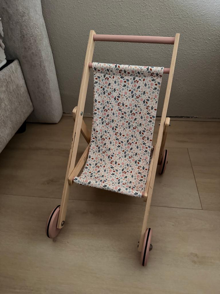 Little Dutch houten kinderwagen - Zo goed als nieuw, Ophalen of Verzenden, Zo goed als nieuw, Overige typen