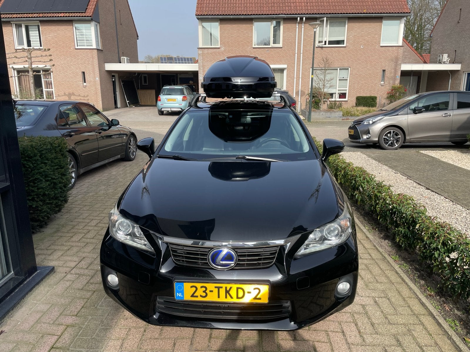 Thule emotion XL Dakkoffer Zwart met Dakdragers (1x gebrui, Auto diversen, Dakkoffers, Ophalen, Zo goed als nieuw