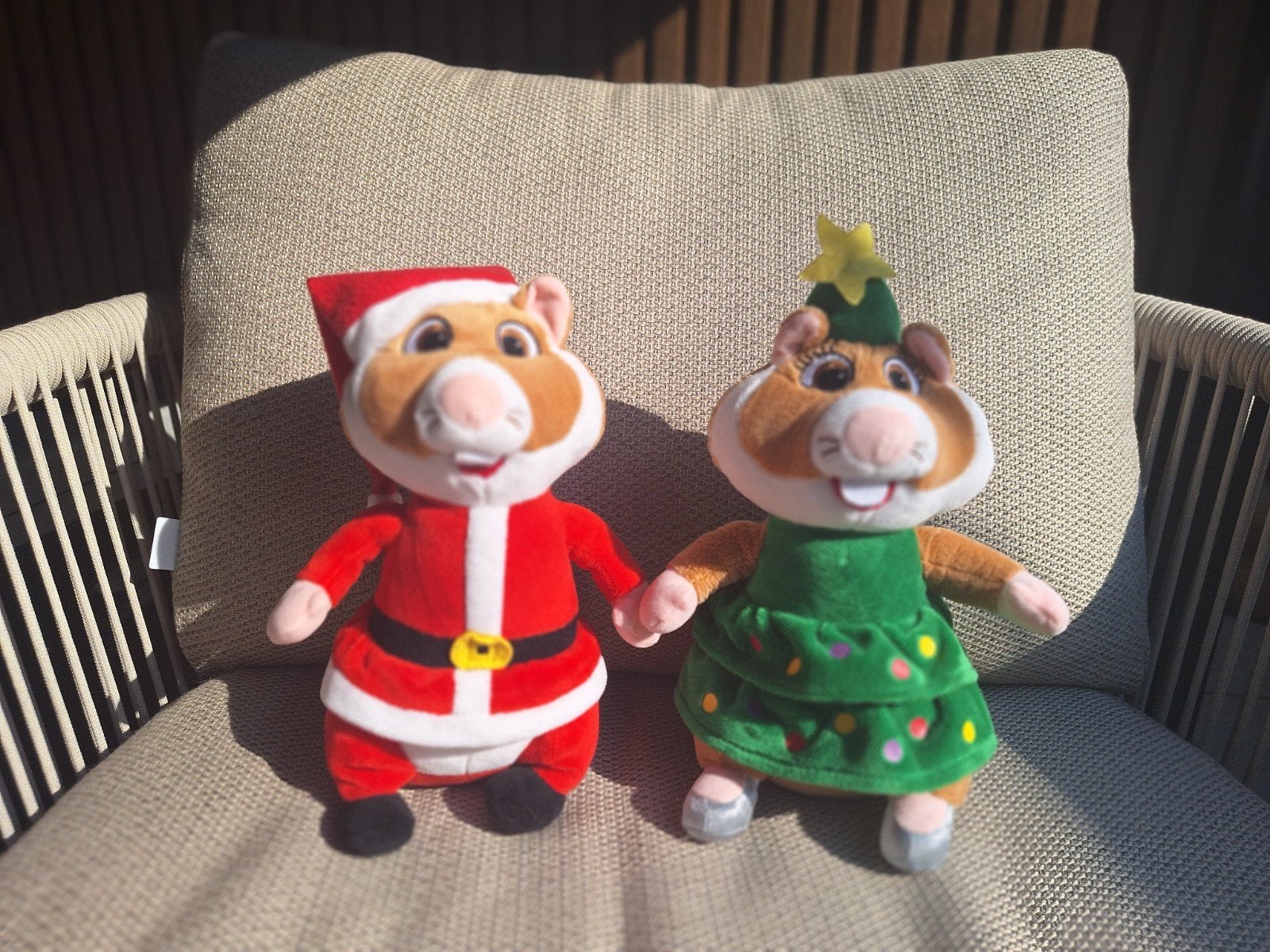 Kerst Hamsters Knuffels - Kerstman en Kerstboom, Kinderen en Baby's, Speelgoed | Knuffels en Pluche, Overige merken, Overige karakters