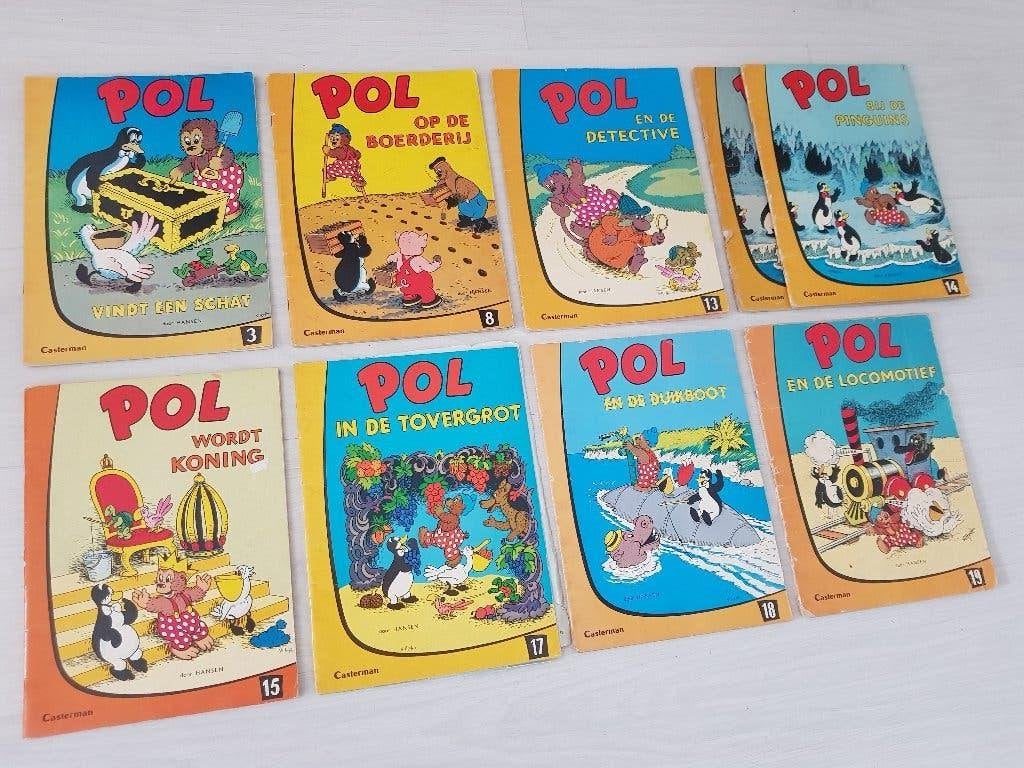 8 x Pol, Meerdere stripboeken, Ophalen of Verzenden, Gelezen, Carla Hansen