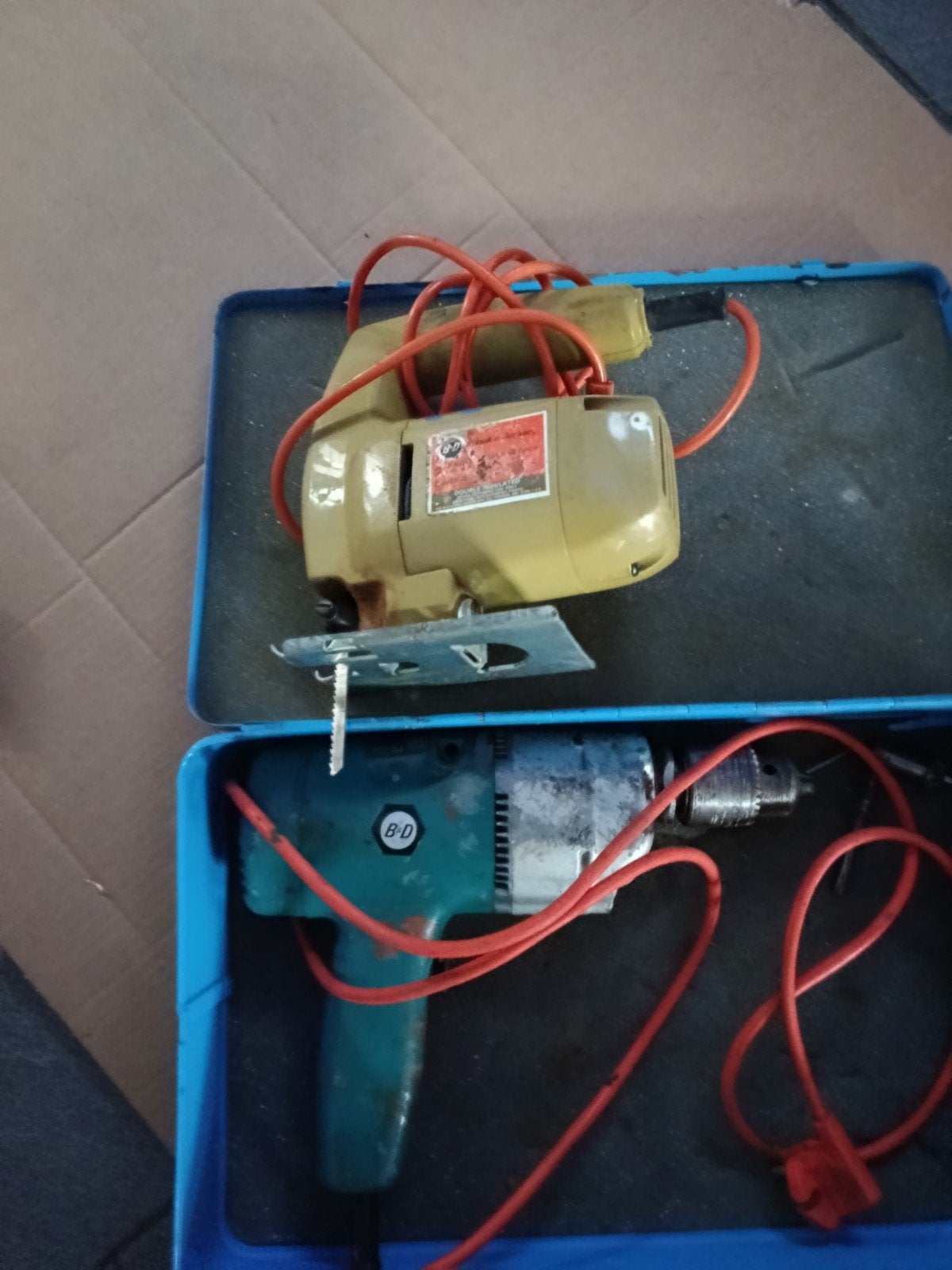 Diverse elektrische gereedschap: boormachines, decoupeerza, Ophalen, Gebruikt, Boormachine