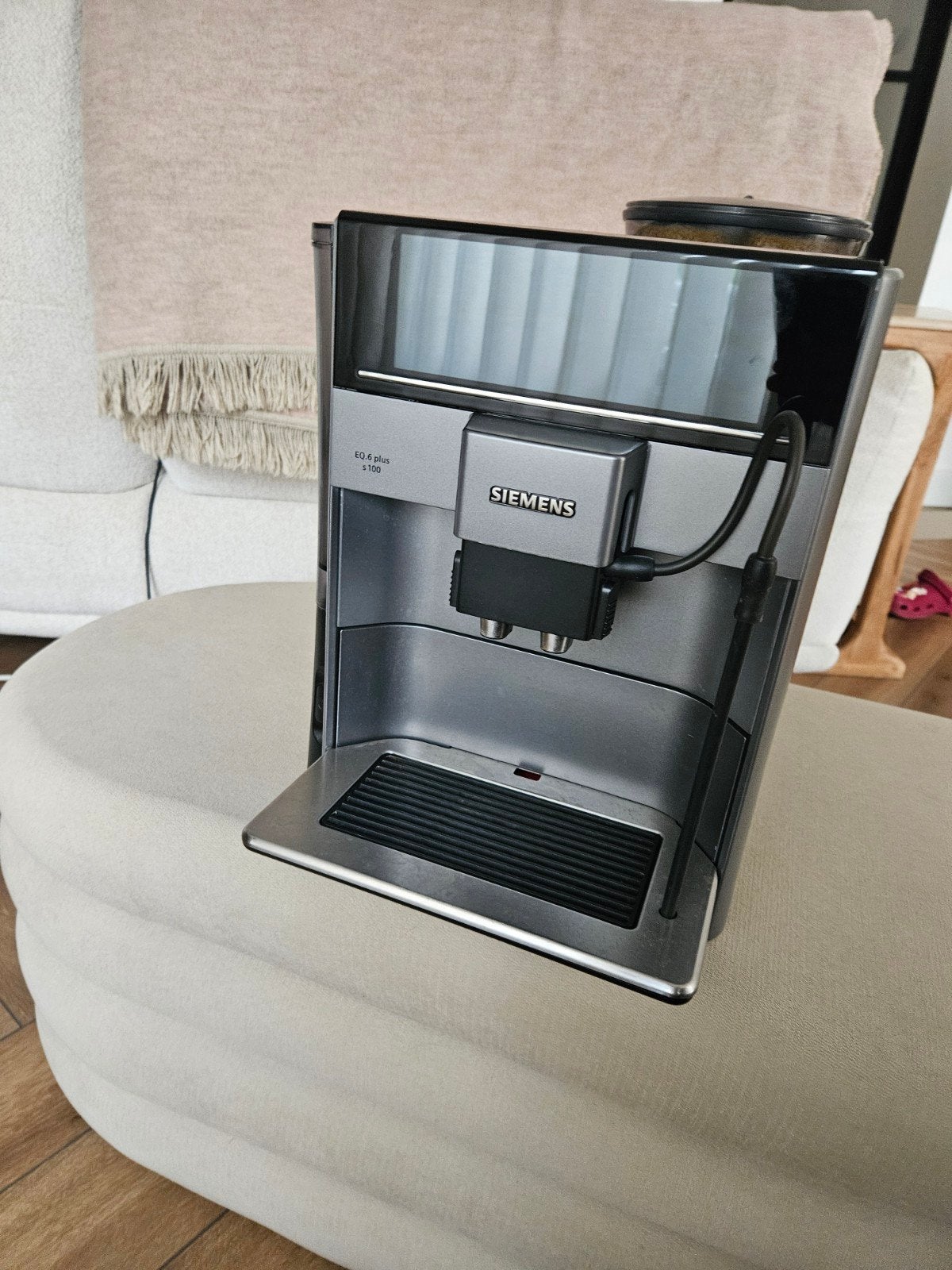 Siemens EQ6PLUS S100 Volautomatische Koffiemachine, Ophalen, Koffiemachine, Koffiebonen