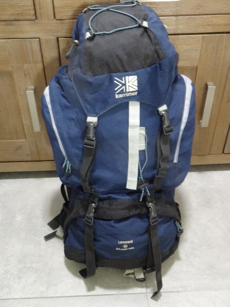 Karrimor Leopard 65 backpacker rugzak rugtas backpacken 65lt, Overige merken, 25 tot 40 cm, Ophalen of Verzenden, Zo goed als nieuw