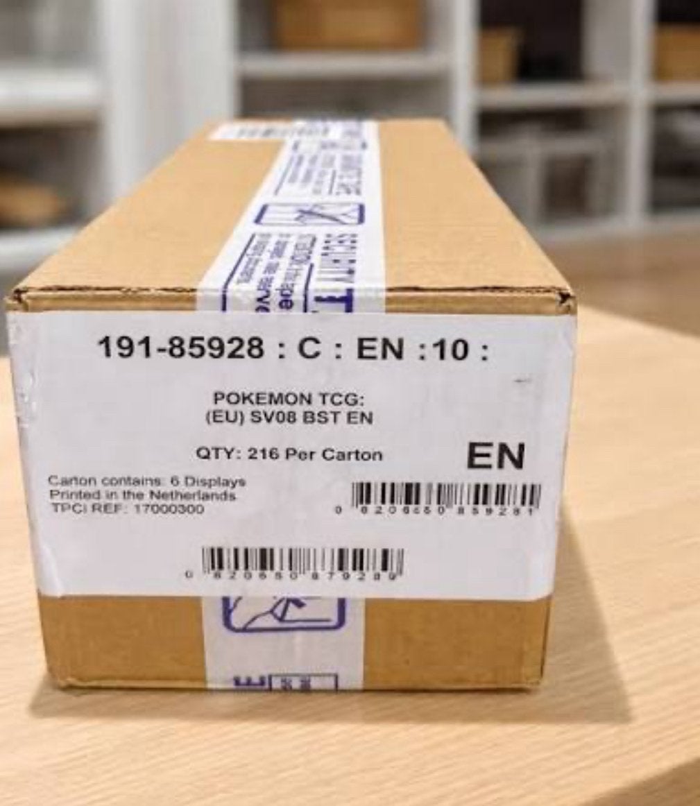 Surging Sparks boosterbox case, Ophalen of Verzenden, Zo goed als nieuw