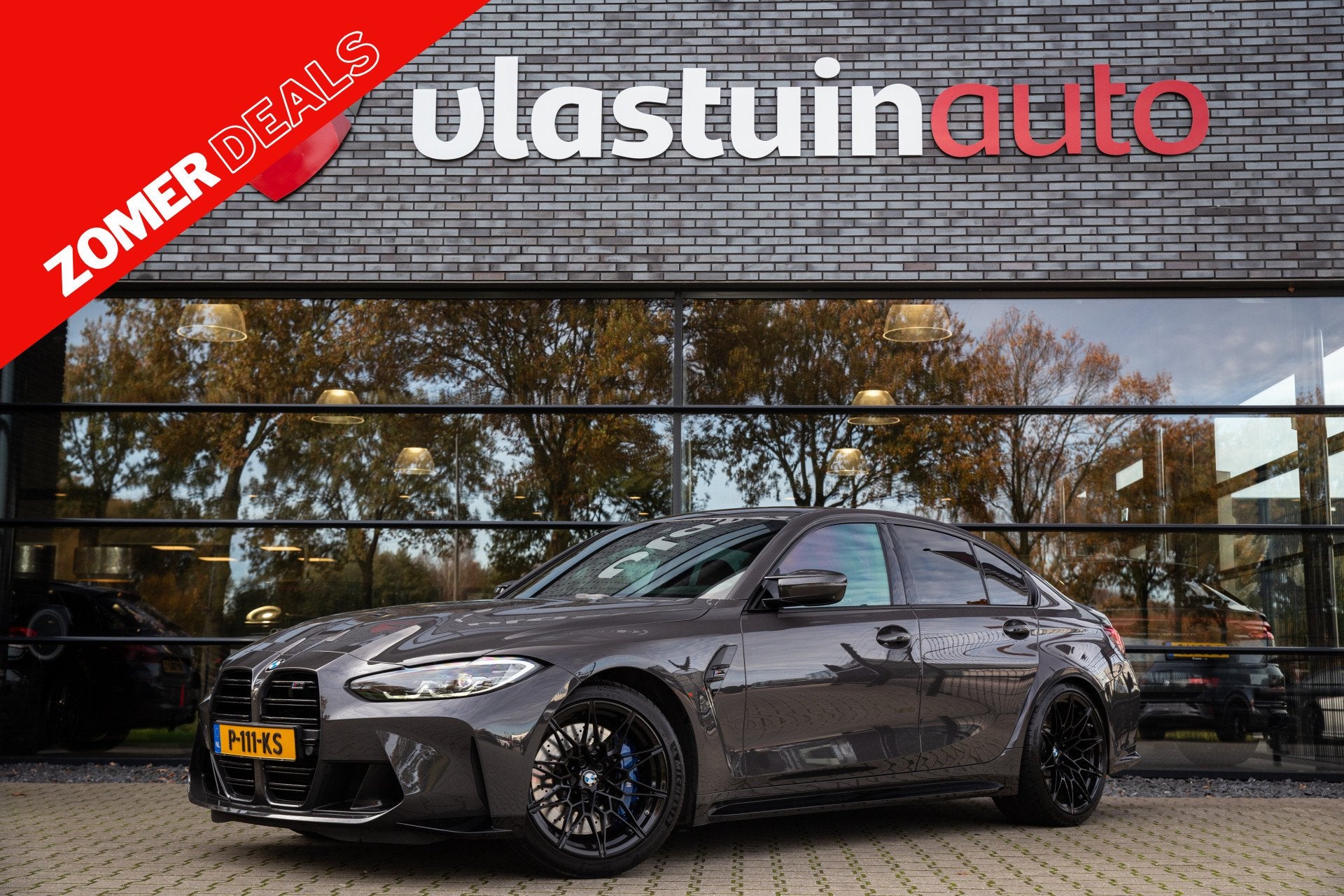 BMW 3 Serie M3 Competition 510pk , Orig NL, Carbonpakket Ind, Auto's, Automaat, Gebruikt, Euro 6, Automatische klimaatregeling