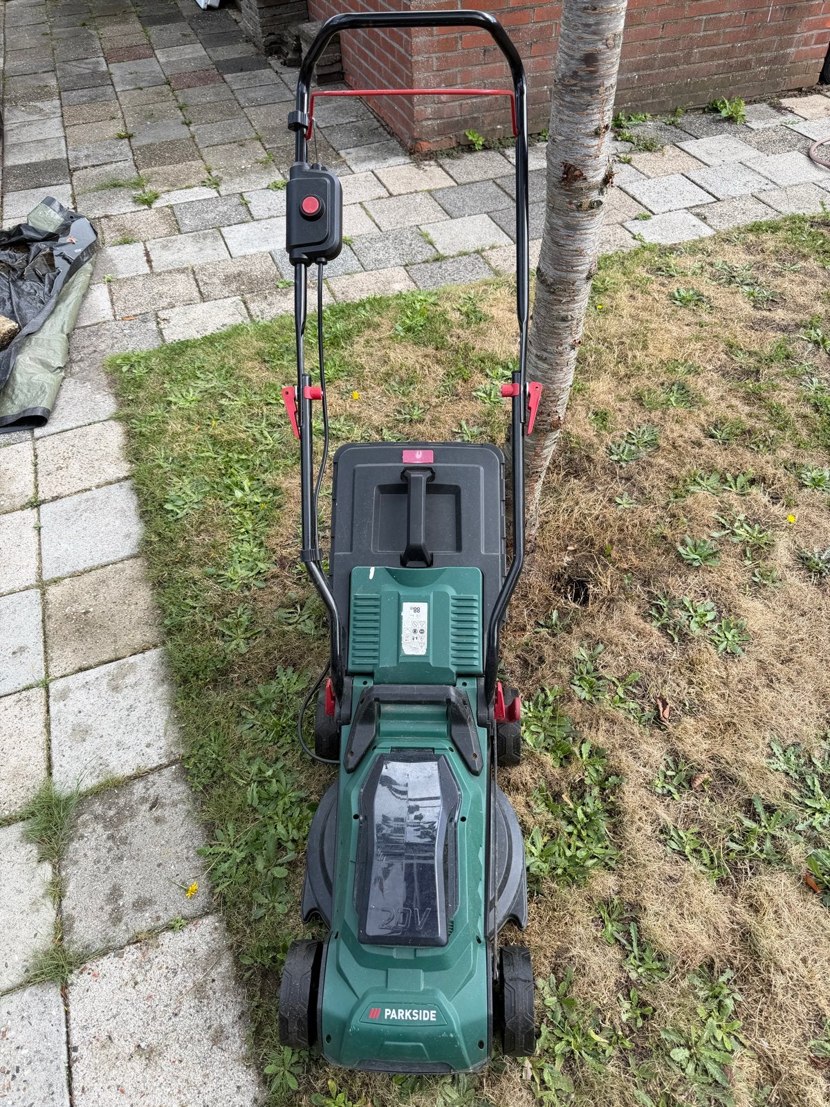 Parkside Accu Grasmaaier PRMA 20-Li A1 en Grastrimmer, Tuin en Terras, Grasmaaiers, Ophalen, Cirkelmaaier, Gebruikt, Accu-grasmaaier