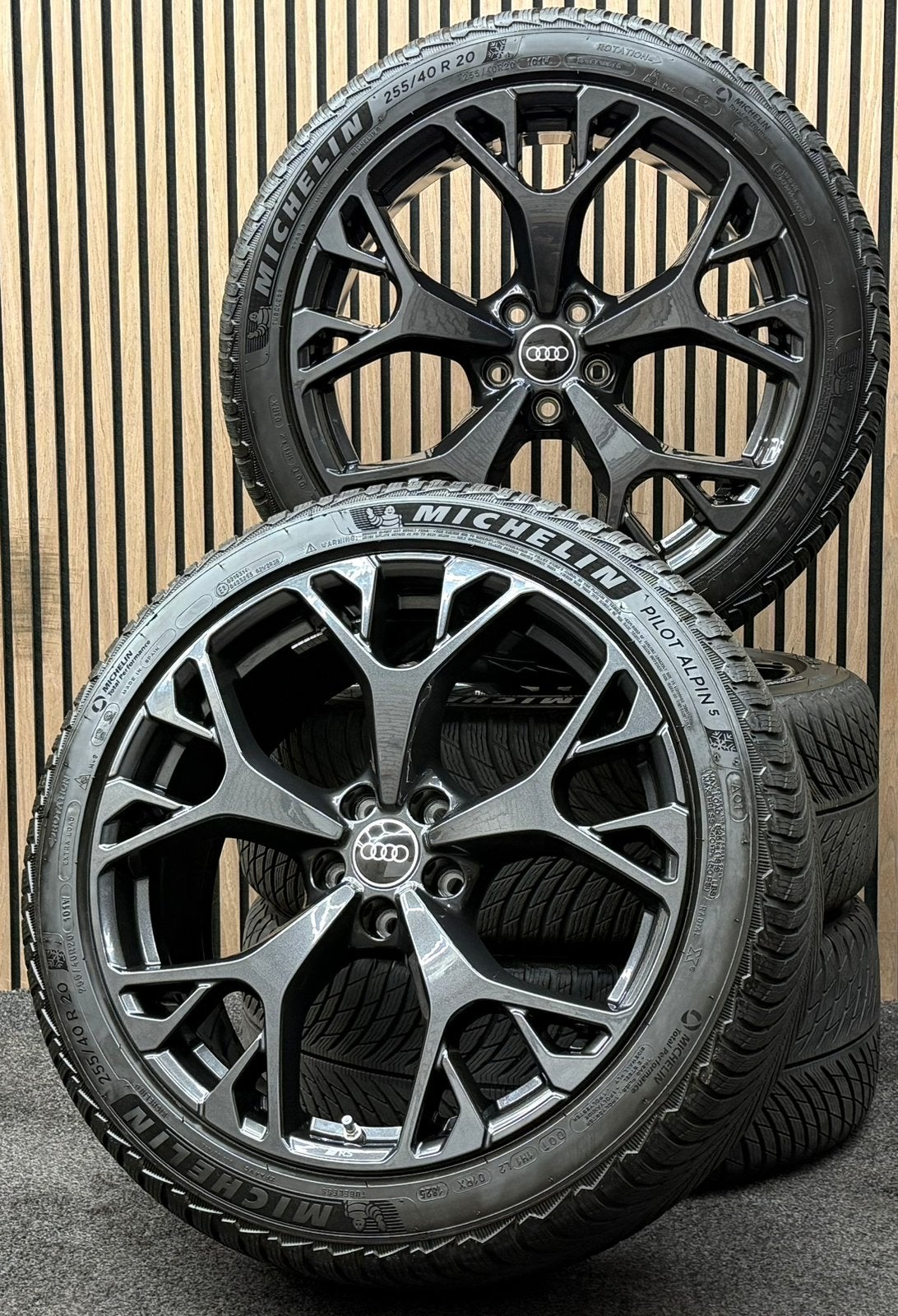ZGAN! Originele 20 inch Audi A6 S6 4P 5x112 ET43 Michelin AO, Ophalen, 255 mm, ., Banden en Velgen